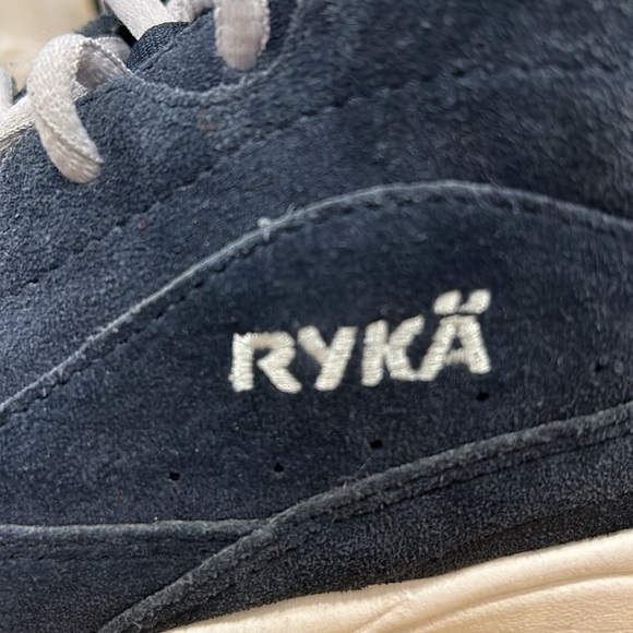 RYKA CATALYST Blue Suede Walking Shoe Size 7w 7 Wide Comfortable Sneaker - Picture 7 of 8